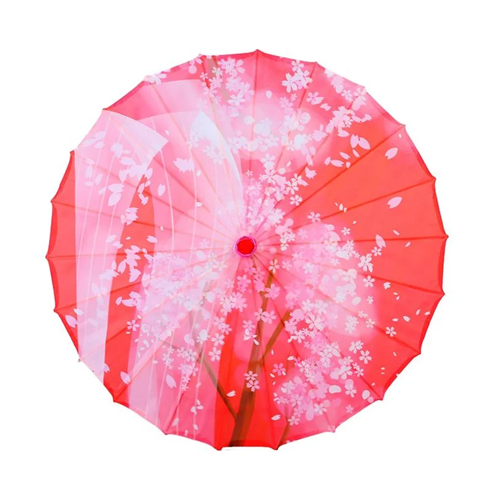 Oil Paper Umbrella Chinese Style Dance Decoration Cosplay Wind Resistant Craft UV Paraso