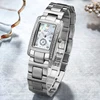 Classic square waterproof stainless steel material women's quartz watch 1