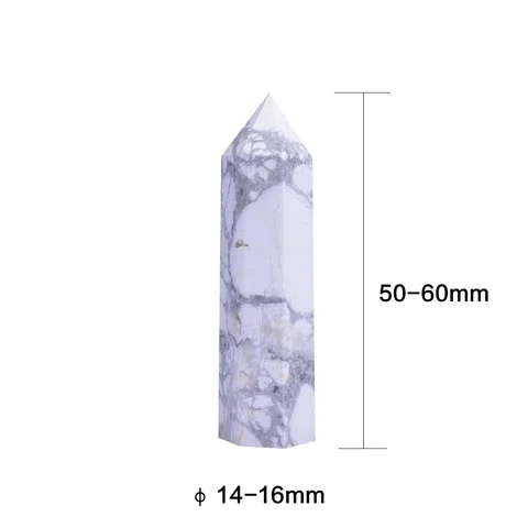 

4-7cm 1pcs Natural howlite crystal point healing quartz crystal office decoration study room decoration