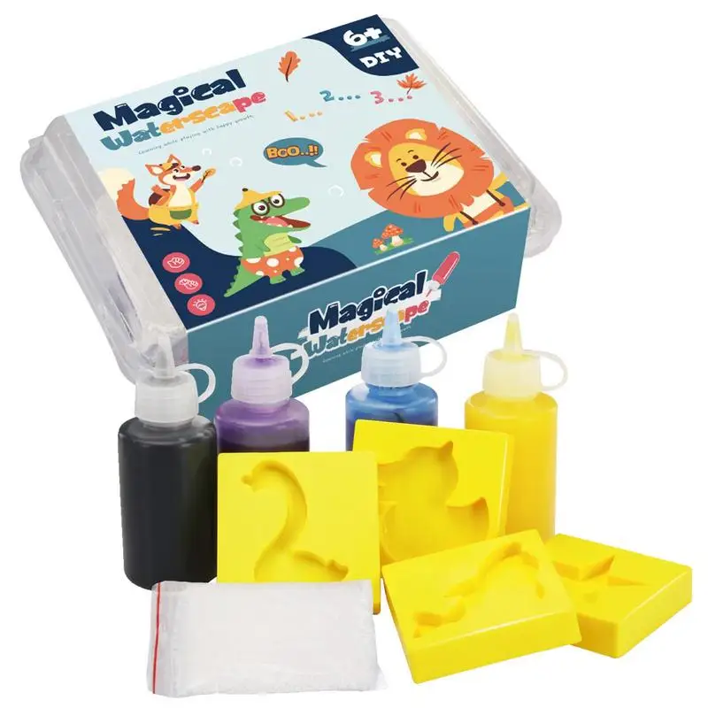 

Magic Water Elf Toy Kit Creative 3D Magic Gels Water Fruits Beads Kit DIY Sea Creature Toys For Kids Easy Using Water Beads Toys