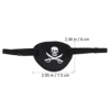 1pc Pirate Single Eye Mask Pirate Skull Crossbone Eye Cover Children Kids Eye Patch EVA Eye Mask For Lazy Eye (Black) 3