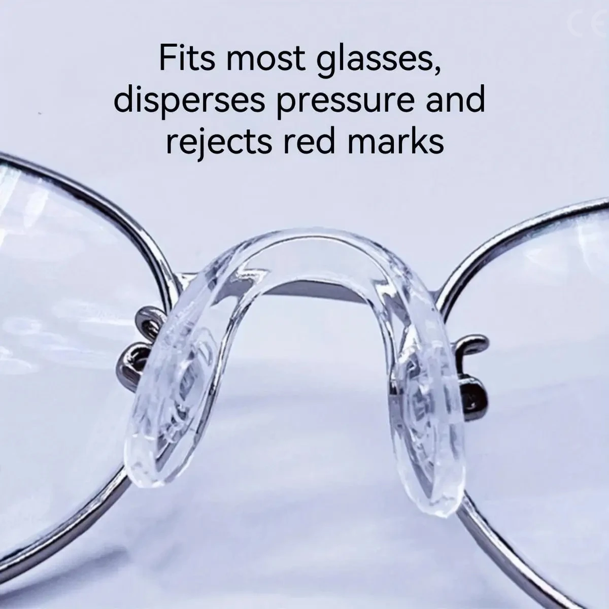 Plaquettes Nasales Silicone Ultra-doux pour Lunettes - Lot de 1/2/4