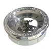 Modern 116mm Crystal Transparent Skeleton Clock Insert for Artistic Space Decors 2