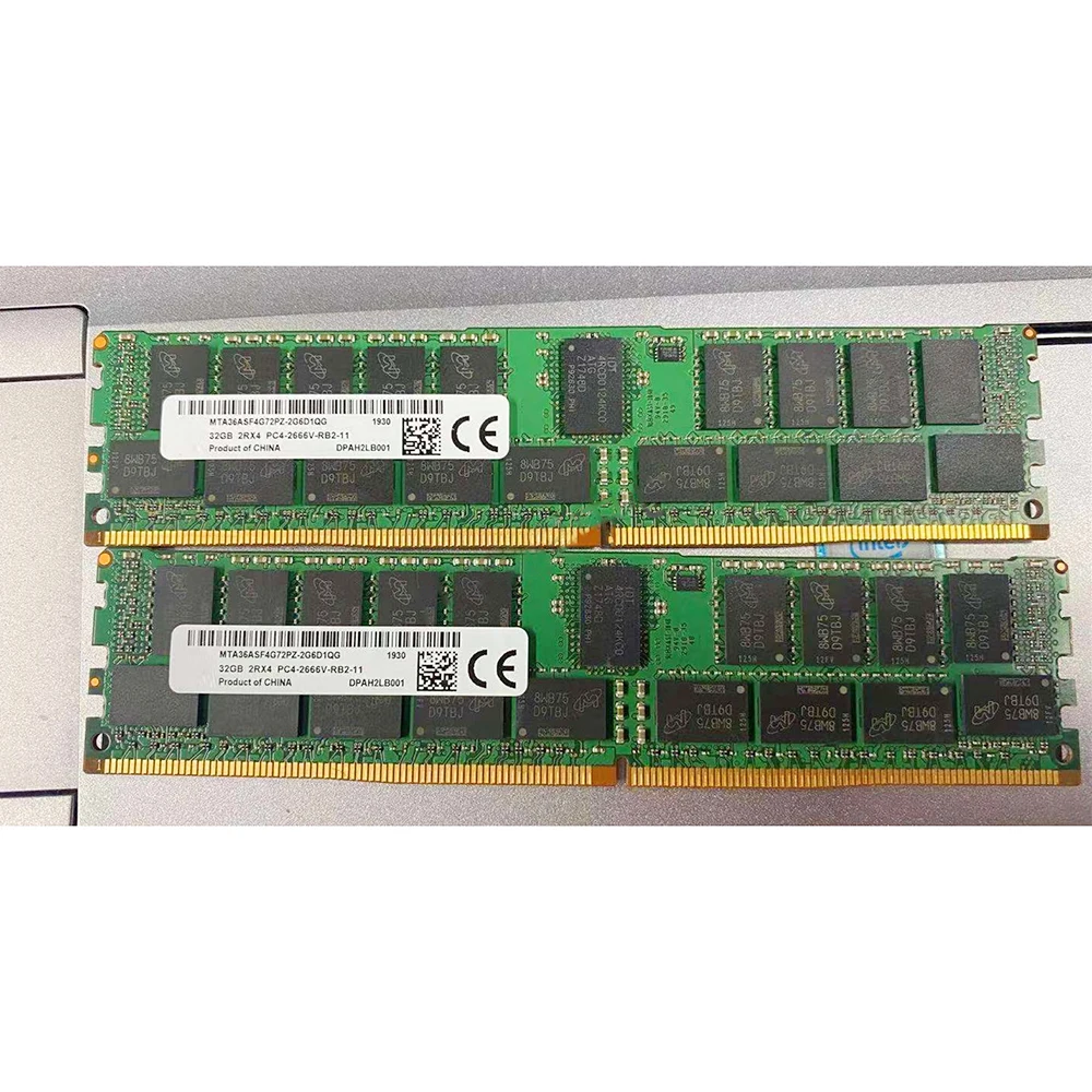 1Pcs RAM For MT 32G 32GB 2RX4 2666 PC4-2666V DDR4 Memory MTA36ASF4G72PZ-2G6D1QG 5 1Pcs RAM For MT 32G 32GB 2RX4 2666 PC4-2666V DDR4 Memory MTA36ASF4G72PZ-2G6D1QG - Image 3