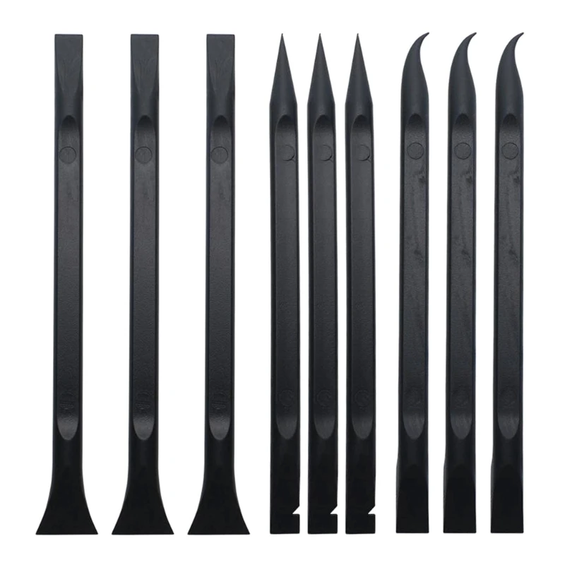 9-Pack Plastic Scraper Tools – Non-Scratch, Multi-Purpose Cleaners For Home & Car - View #7