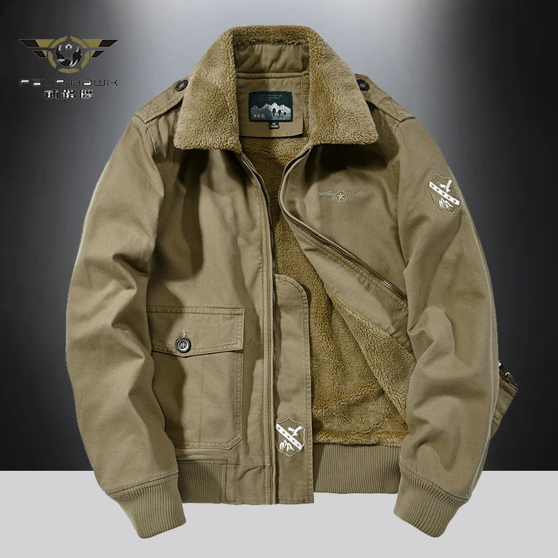 

Зимняя теплая Толстая флисовая куртка-бомбер, Мужская Военная верхняя одежда с меховым воротником, Мужская брендовая армейская тактическая парка размера плюс 4XL
