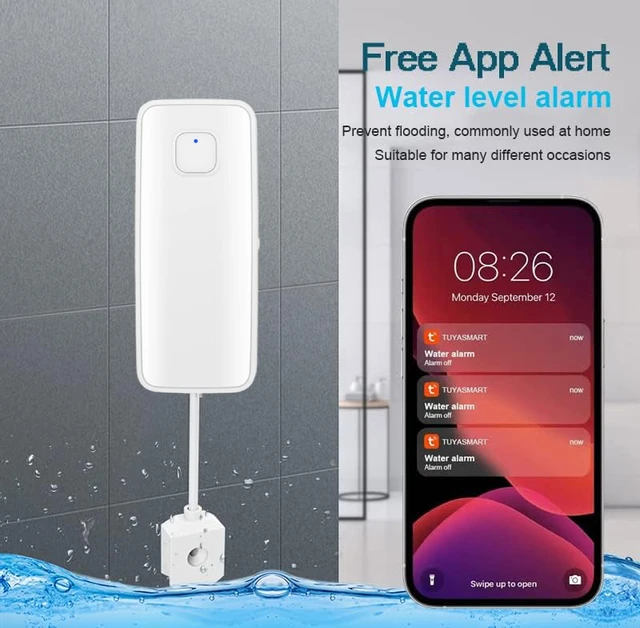 Tuya Smart Water Sensor WiFi Water Leakage Detector Level Overflow Alarms Smart Home Automation Security Protection System 3