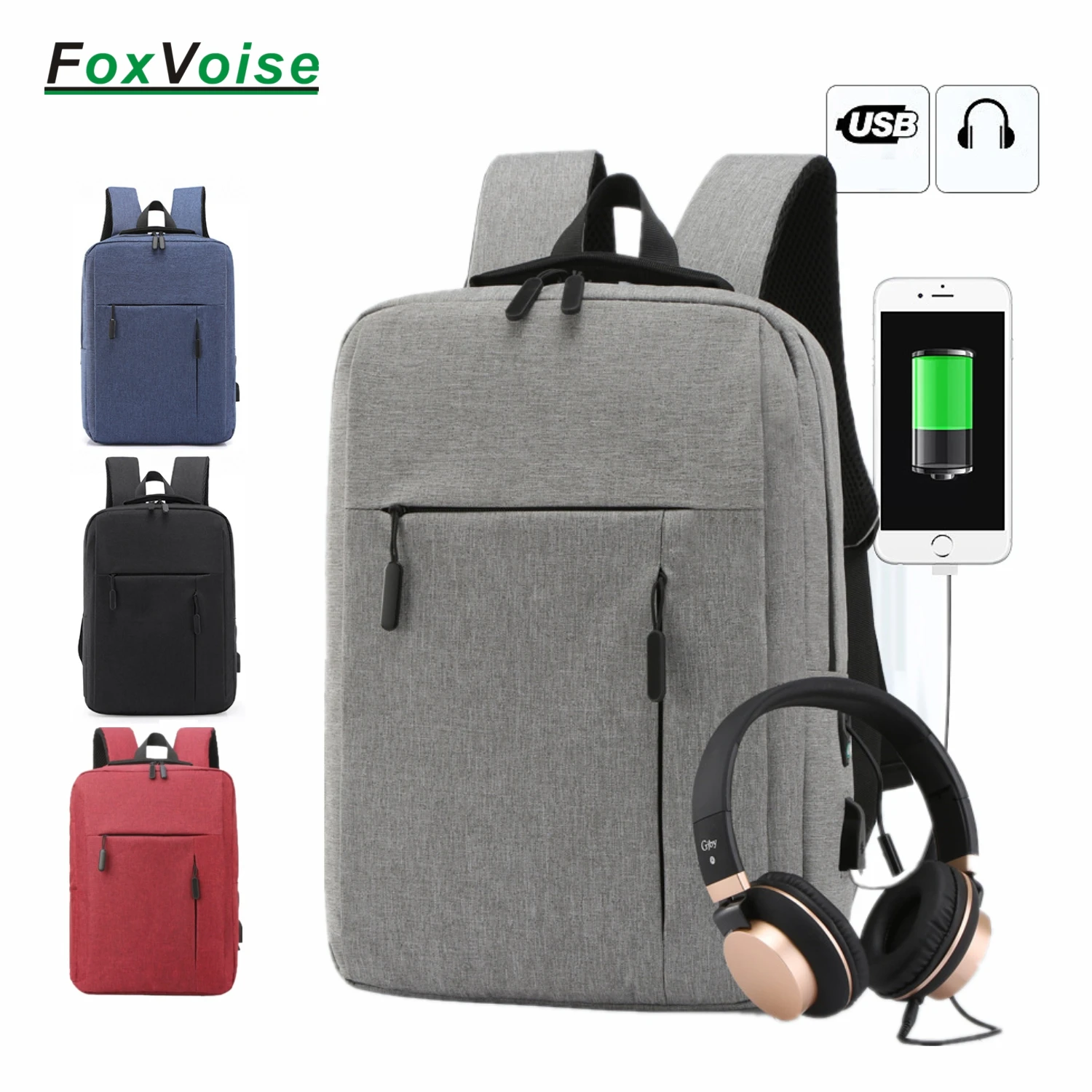 Laptop Bag Backpack Rucksack Backbag School Back Pack USB Charge Travel Shoulder Daypack Case For 13 14 15 17 inch Notebook PC fashionable laptop bags