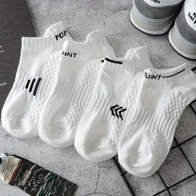 Pack 6 Pares Unisex Calcetines Deportivos Unisex - Pack 6 Pares Blanco Algodón 38-43 Calcetines Deportivos Blancos