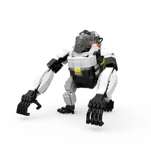 

MOC War Game Character Pioneer Winster Gorilla Mecha Building Blocks Assemble Brick Parts Kid STEM Toy Collectible Birthday Gift