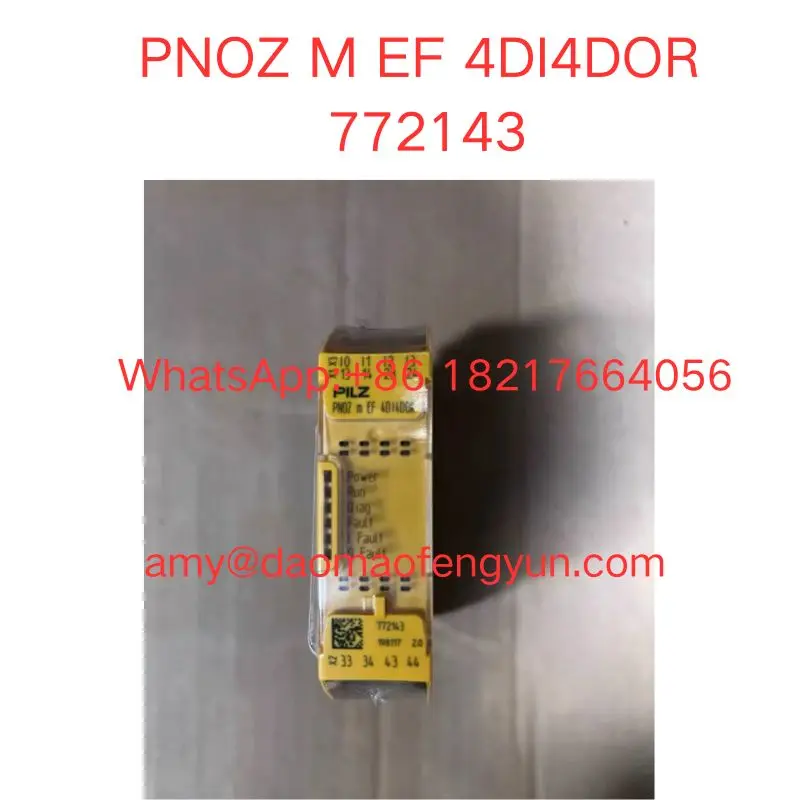 

Brand-new PNOZ M EF 4DI4DOR safety relay 772143 fast shipping