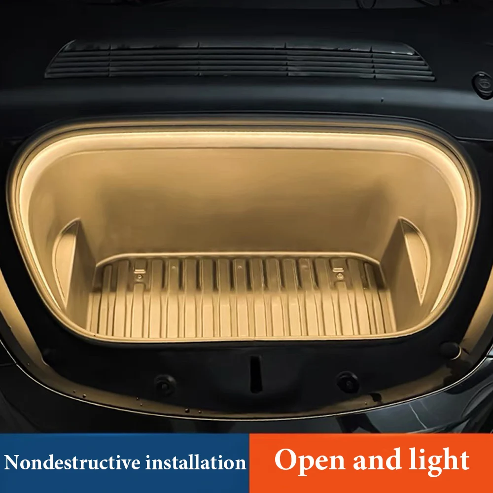 

LED Car Front Trunk Light Strip Easy Install Modified Lighting For Tesla Model 3 Y Waterproof Neon Lamp Front Trunk LED