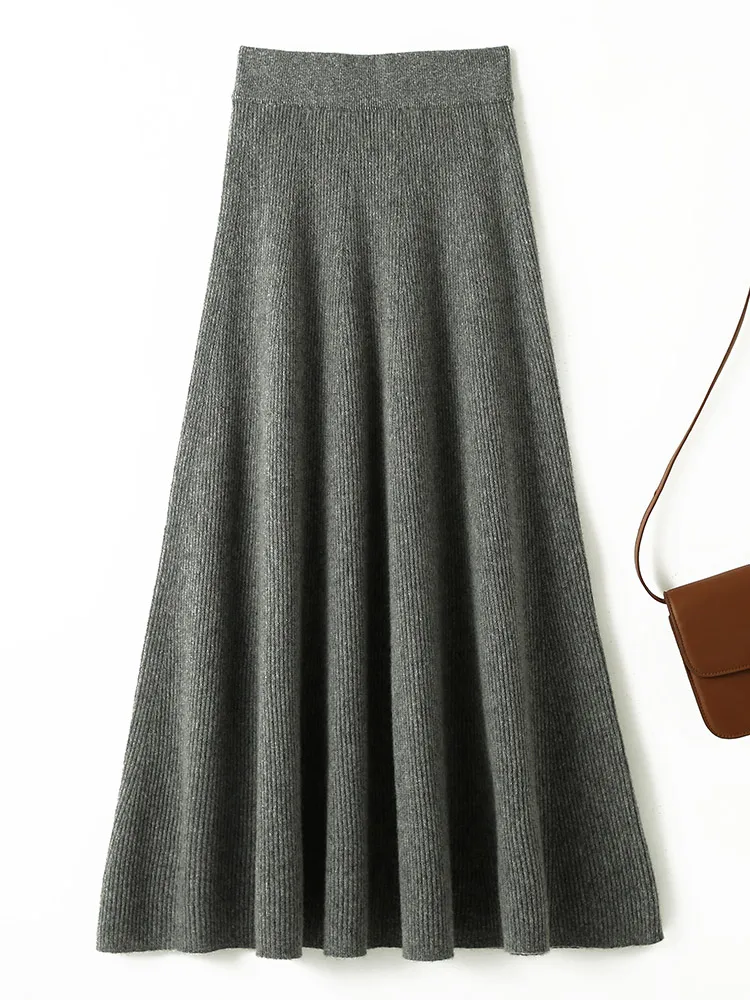 addonee Merino Wool Skirt - Texture Close-up