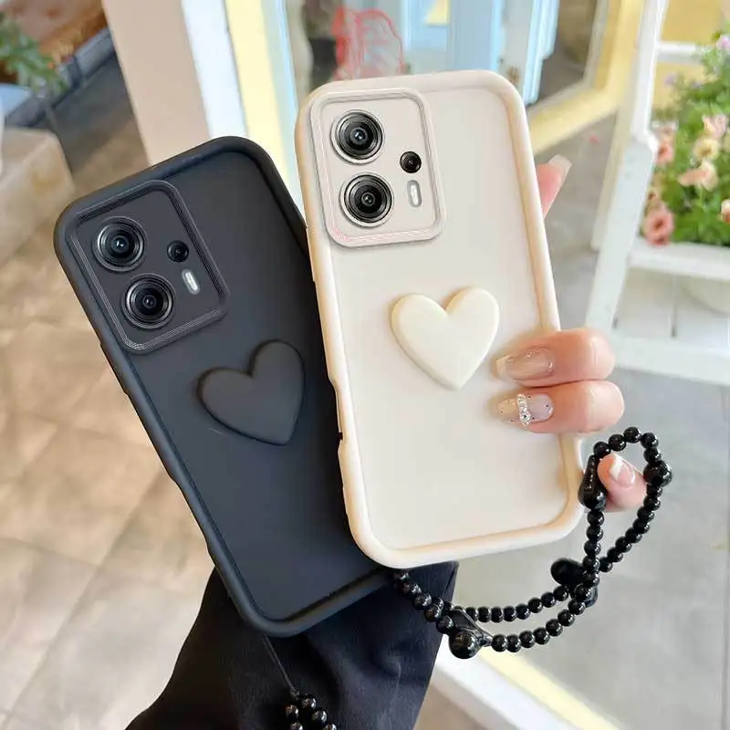 3-Piece Set: Phone Case, Black Lanyard, and Stand