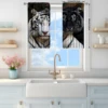 Tiger Printed Curtain for Home Decor - Rod Pocket Window Treatment for Bedroom, Kitchen, Living Room 5