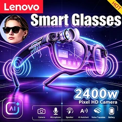 8K HD AI Smart Glasses with Hands - Free Calling and Music Playback - Transparent