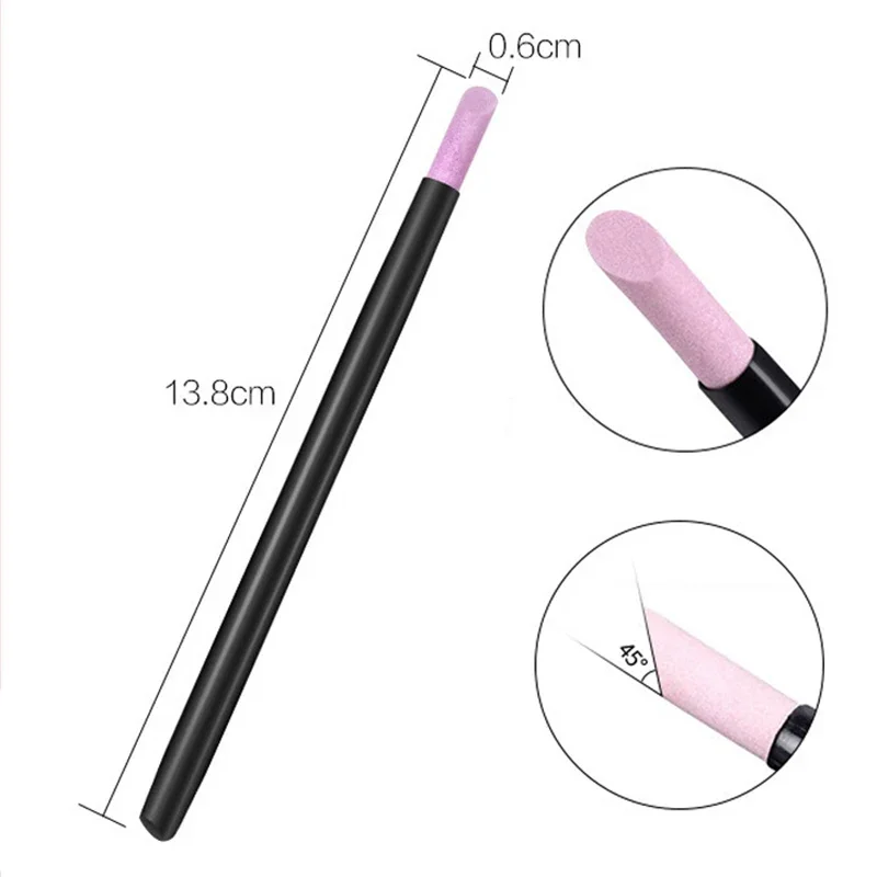 1/5PC Nails Art Quartz GrindingRemover UV Gel Polish Manicure Stick Files Accessories Tools Pen Nail Cuticle scissors Dead Skin