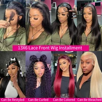 Perruques Cheveux Humains 13x6 HD Human Hair Lace Wigs 250% Perruques Vietnamienne Original Livraison 3 Jours Human Hair Wigs Perruque Lisse Cheveux Humain 30 40 42 Pouces 13x4 Perruque Cheveux Humains Naturel 6