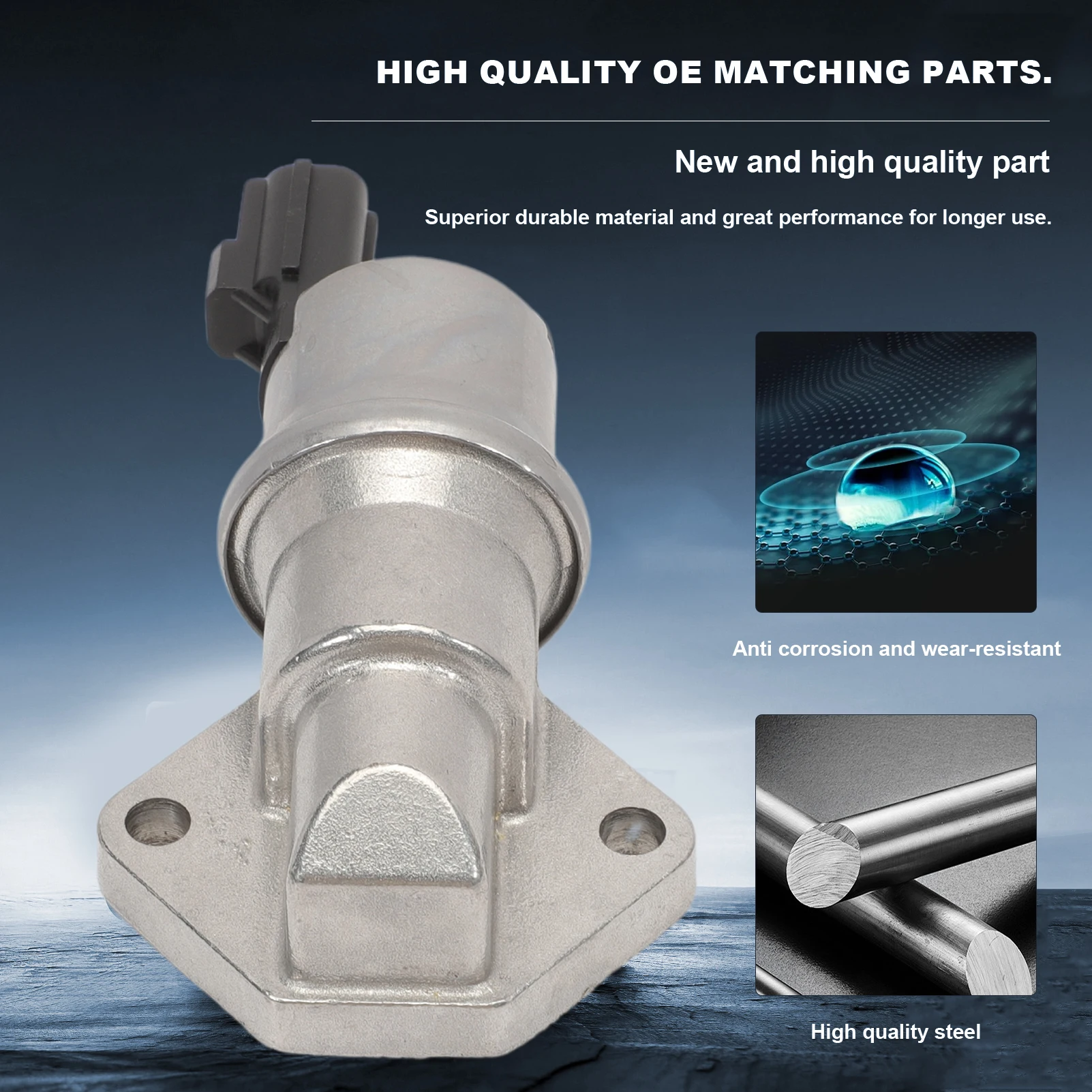 Pneumatic Air Valve,Iac Valve Connector,Idle Air Control Valve,For Ford Escape Focus,Mercury Cougar Mazda Tribute,Replaces YL8Z9F715AA AC241