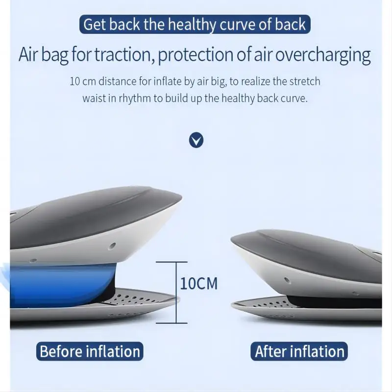 Elektrisk trækkraftenhed taljemassager med varme lændehvirvelsøjle træthedslindring rygstræk til iskiassmerter_voghion.com