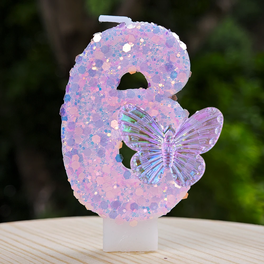 3D Schmetterlingskerze Schmetterlingsförmige Kerze Tortendekoration für Hochzeit Geburtstag Party Dekorationen Mädchen Geschenk Zubehör – Detail 7