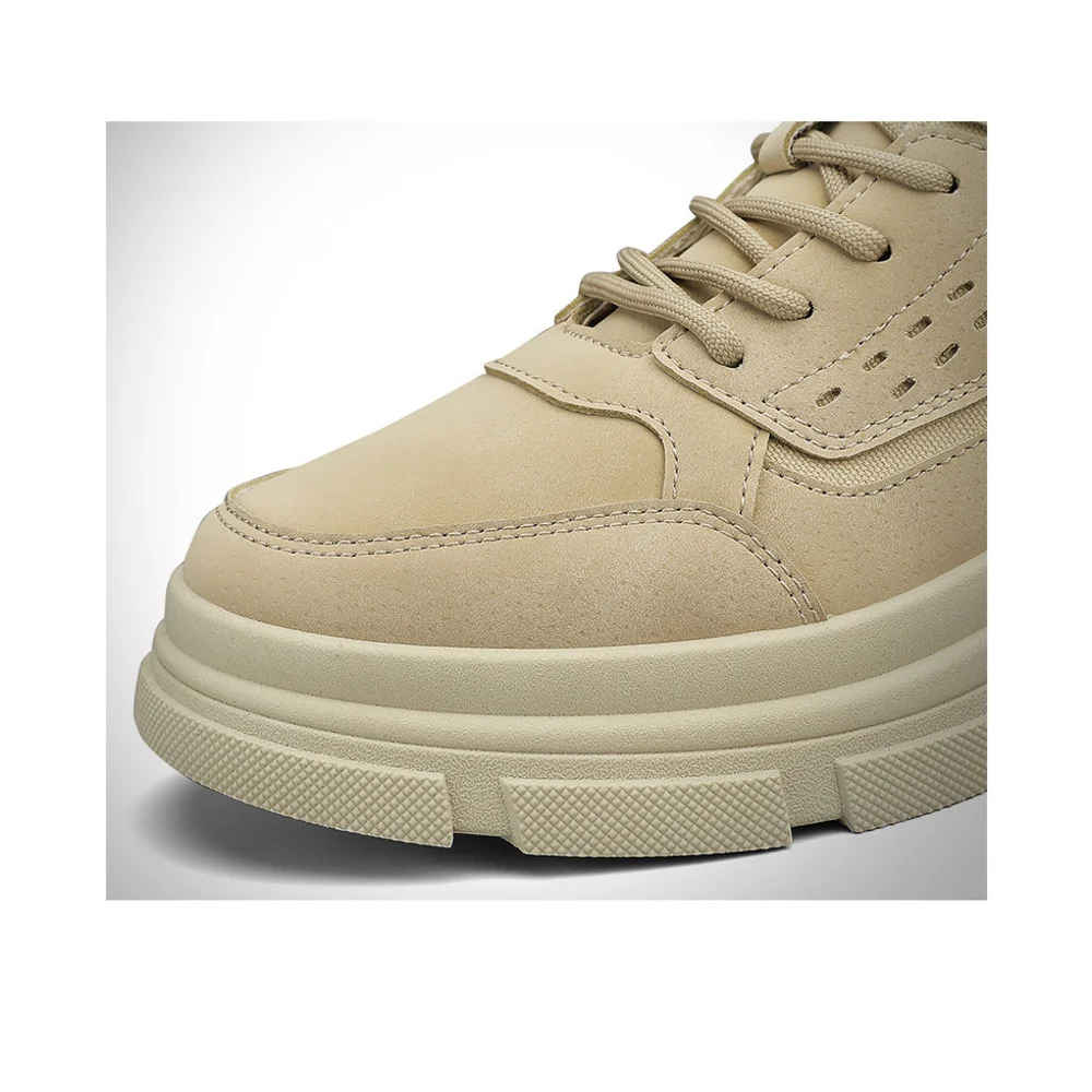 Nouvelles bottes en cuir pour hommes bottes plate-forme bottes de mode tout-match hommes bottes de mode Zapatos Para Hombres bottes garçons chaussures de fête_voghion.com