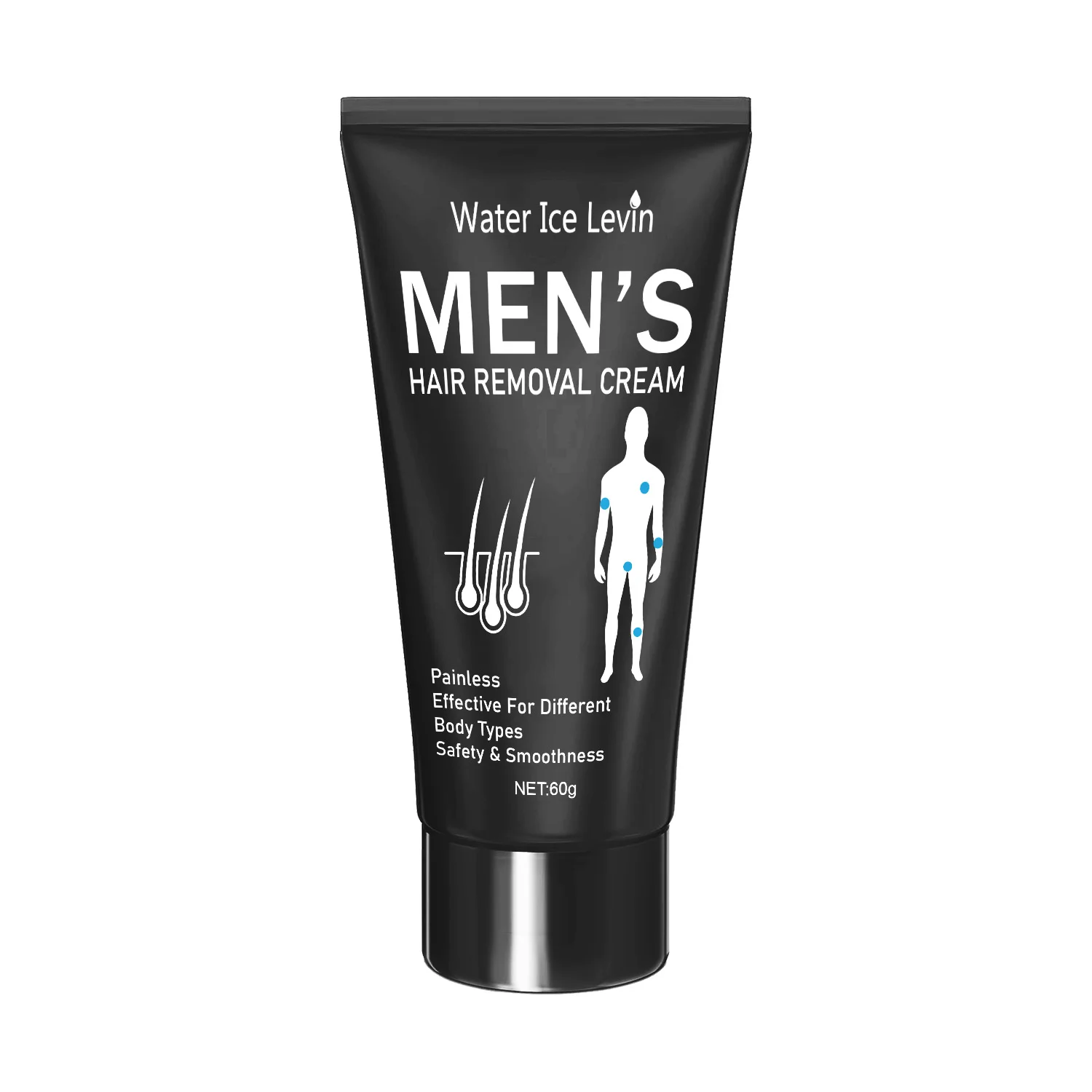 60g Hair Removal Cream for Men and Women, Painless, Quickly, Completely, Smooth and Refreshing, Reshaping Confidence, Enjoy Silky Skin