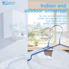 Invisible Clothes Retractable Clothesline House Interior Small multipurpose Clothesline Drying Rack Wall Rope For Drying Clothes 2