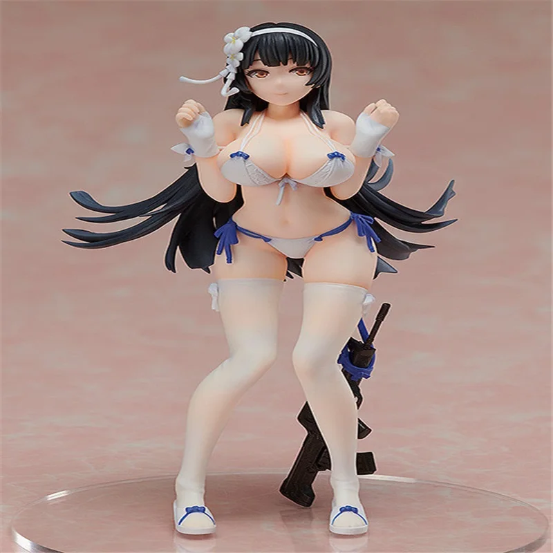 

New 14CM Games Girls Frontline Character Two-dimensional Girl Figures Sexy Standing Undressing Doll PVC Toys Collectible Model