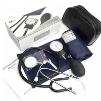 Manual Blood Pressure Stethoscope with Zipper Bag for Adult Home Use Blood Pressure Monitor BP Upper Arm Sphygmomanometer 2