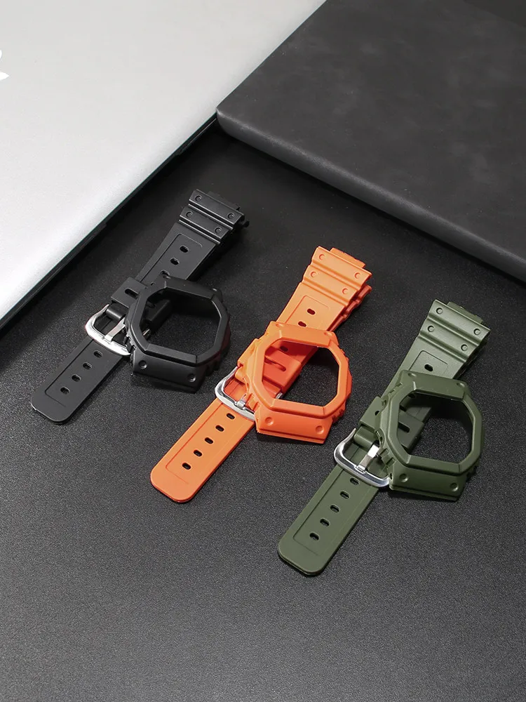 Enhanced Silicone Watch Strap for G-SHOCK Small Square Watches