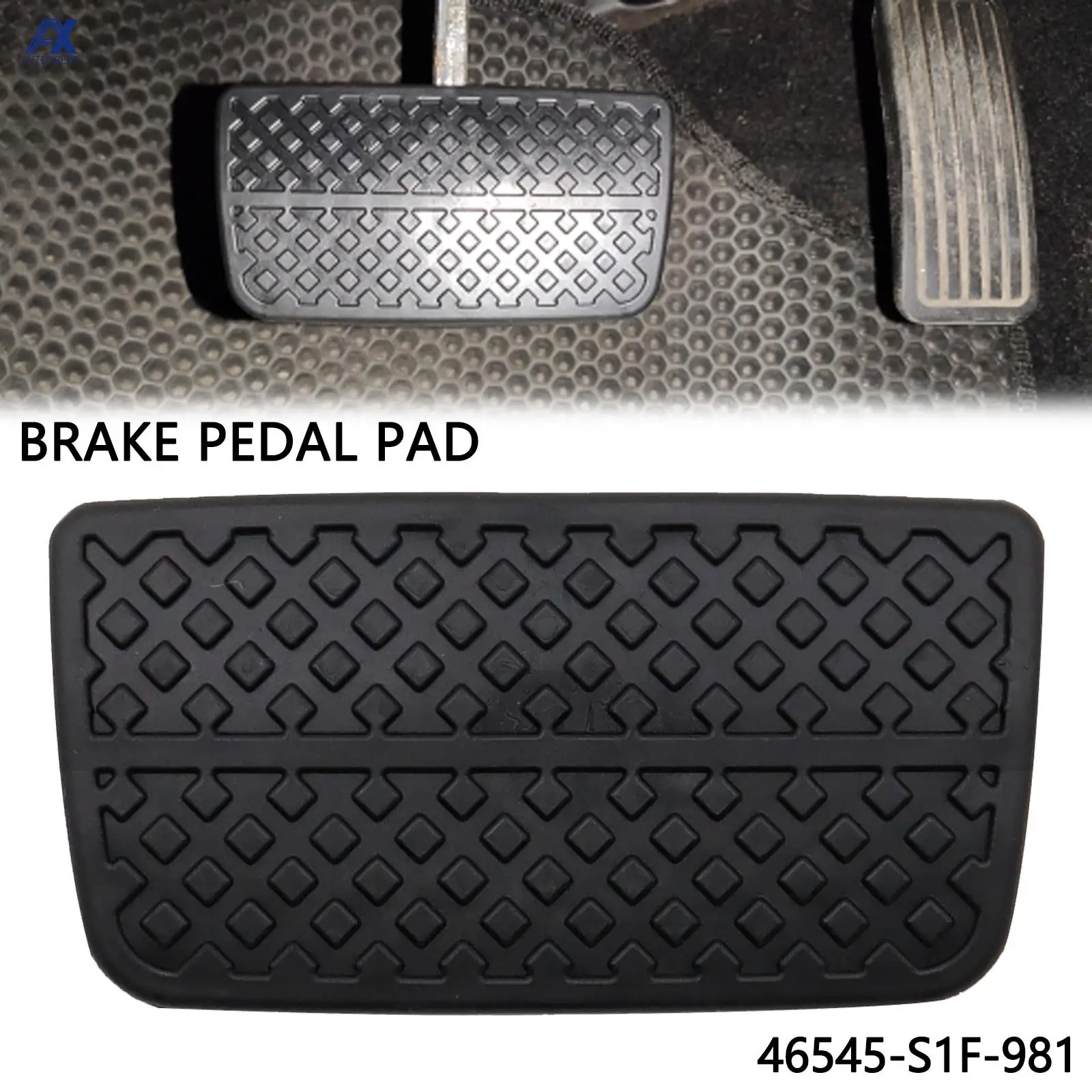 Brake Clutch Pedal Rubber Pad Cover 46545S1F981 46545-S1F-981 For Honda City Fit Jazz 2007-2013 Insight 2010-2014 Accessories car accessories car pedals pedal cover
