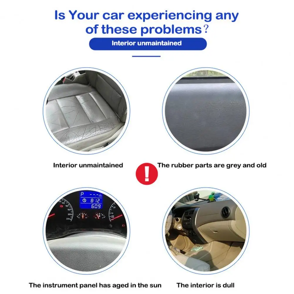 

Car Restoration Kit Revitalize Car's Interior with Advanced Technology 100ml Car Interior Cleaner for Wide Application for Cars