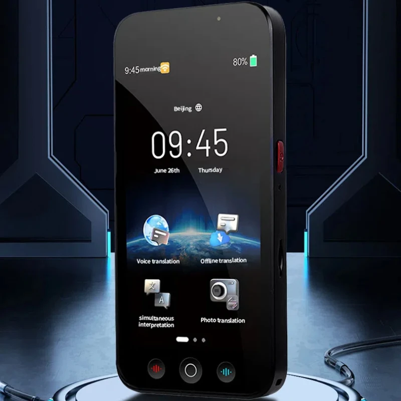 Language Translator Voice Translator D8 Intelligent WIFI Translator 18 Offline 144 Online Languages