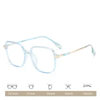 Lunettes de myopie à grande monture pour hommes et femmes, blocage de la lumière bleue, Anti-fatigue oculaire, Vision HD, lentille de Prescription-1.25-2.25 6
