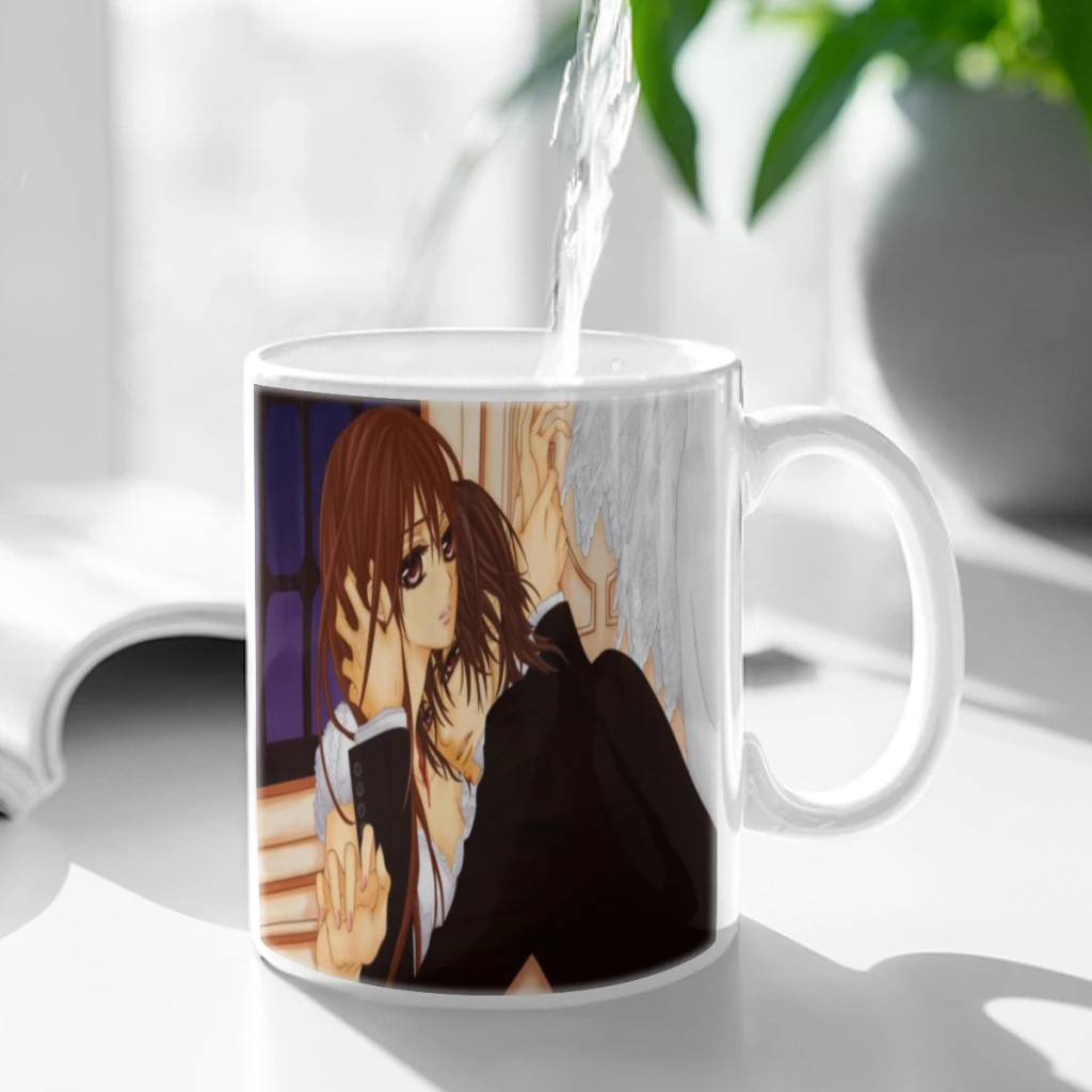 Vampire Knight Classic Vintage Ceramic Mugs Coffee Cups Milk Tea Cup ins Oatmeal Breakfast Mug Drinkware Kitchen