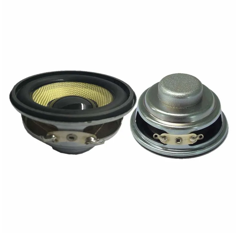 2pcs 2 Inch 50MM Full Range Speaker Unit 4 Ohm 8 Ohm 5W Round Fiberglass Bluetooth Audio Sound Loudspeaker For Home Theater DIY