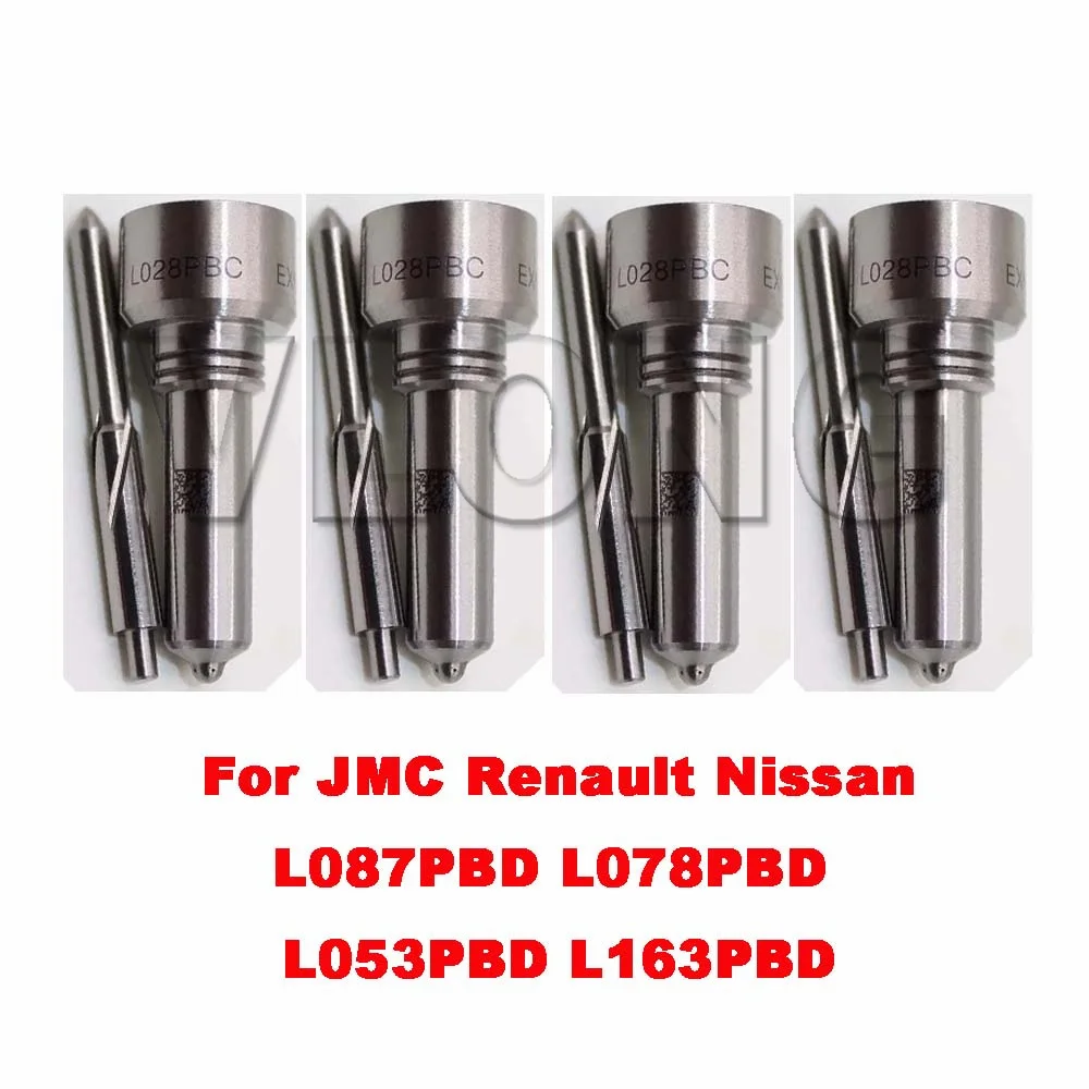 4PCS Diesel Fuel Injector Spray Rail Sprayer Nozzle For JMC Renault