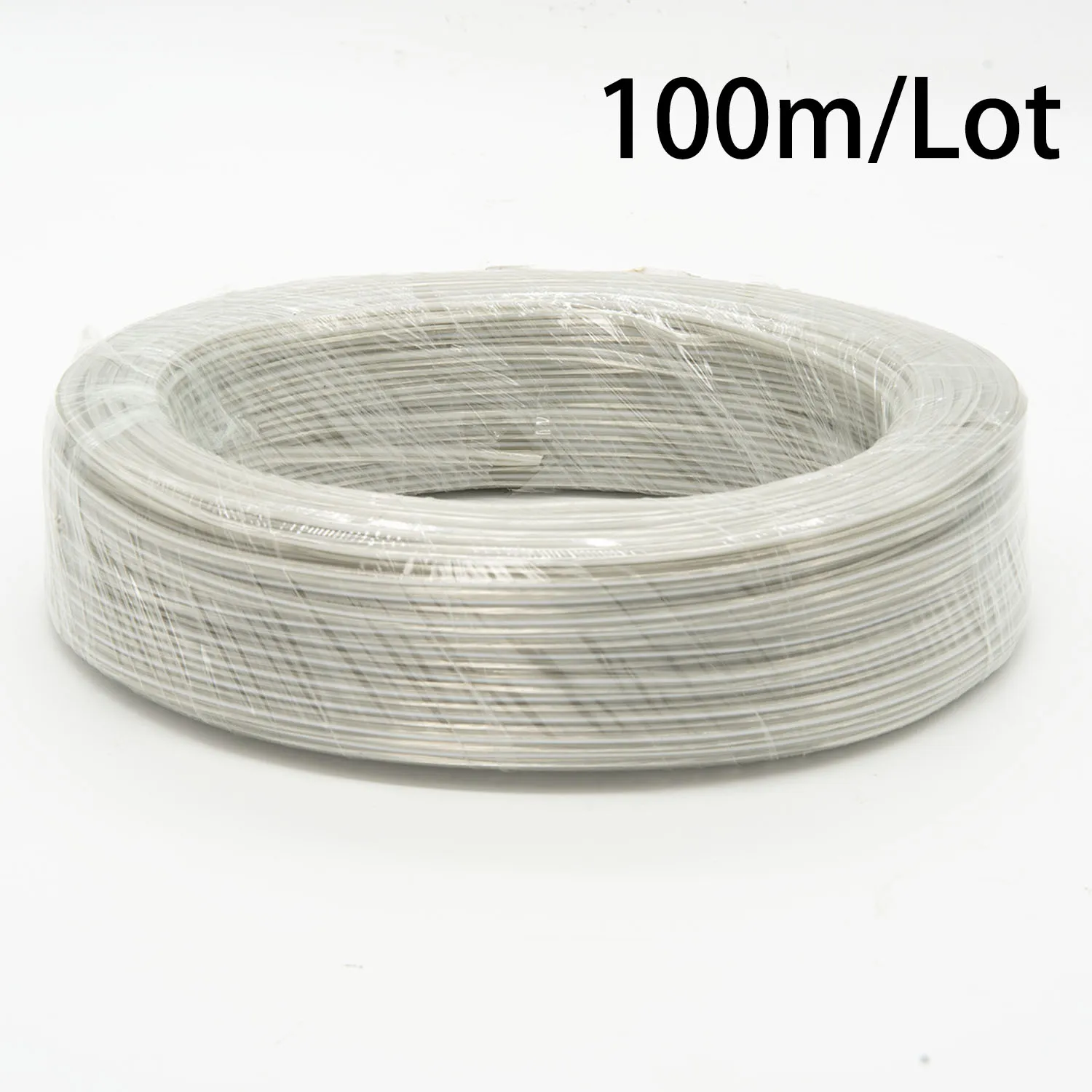 

100M DIY Electrical Wire 2Pin LED Neon Light Welding Silver Wire Middle Connector 22AWG 20AWG 18AWG For 12V Neon Lamp Soldering