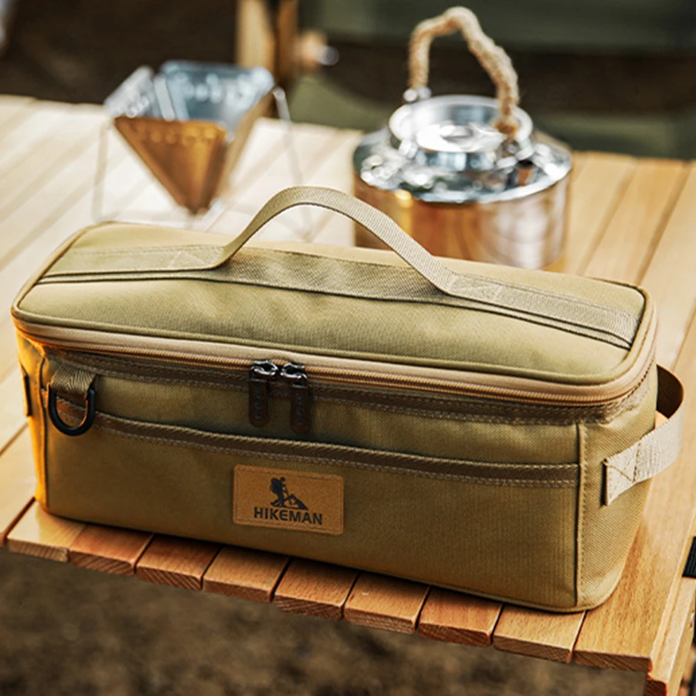 Cooking Utensil Organizer Portable Kitchen Utensil Storage Bag Large Capacity Waterproof Moisture-proof Outdoor Camping Supplies storage bag camping storage bag camping cookware bag