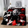 Horror Movie Halloween Printed Blanket Picnic Blankets Warm Blanket Soft and Comfortable Blanket Home Travel Birthday Gift 1