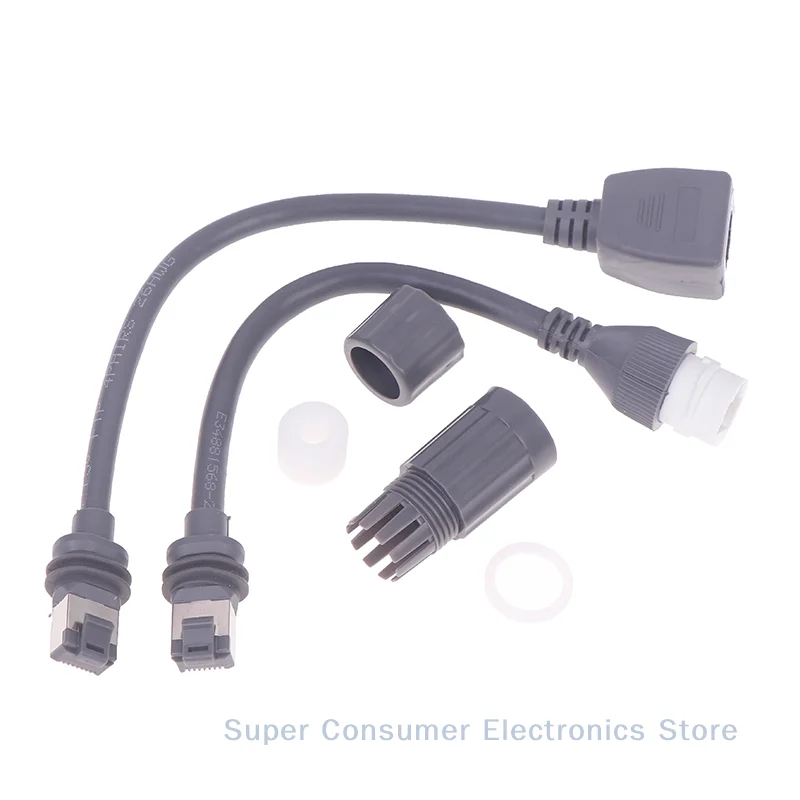 RJ45 Dish Router Converter Cable for Starlink Satellite Rectangular Extender Adapter Gen 3