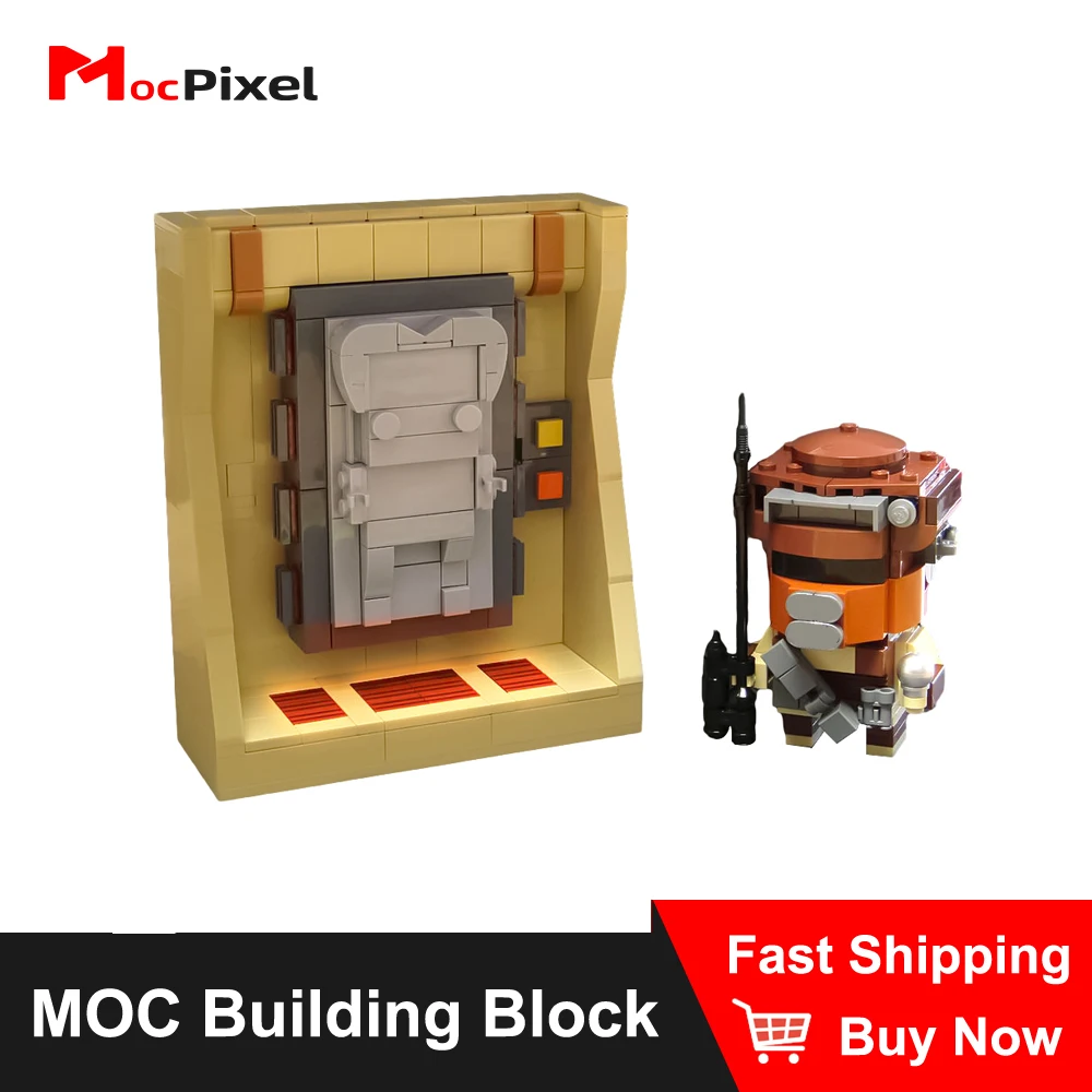 

MOCPIXEL MOC Building Blocks Jabba Prize Solo in Carbonite Boushh Action Figures Bricks Child Intelligence Development Toy Gift