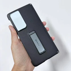 Leather Shockproof Slim Back Cover Bumper for Magic V2 (Black)