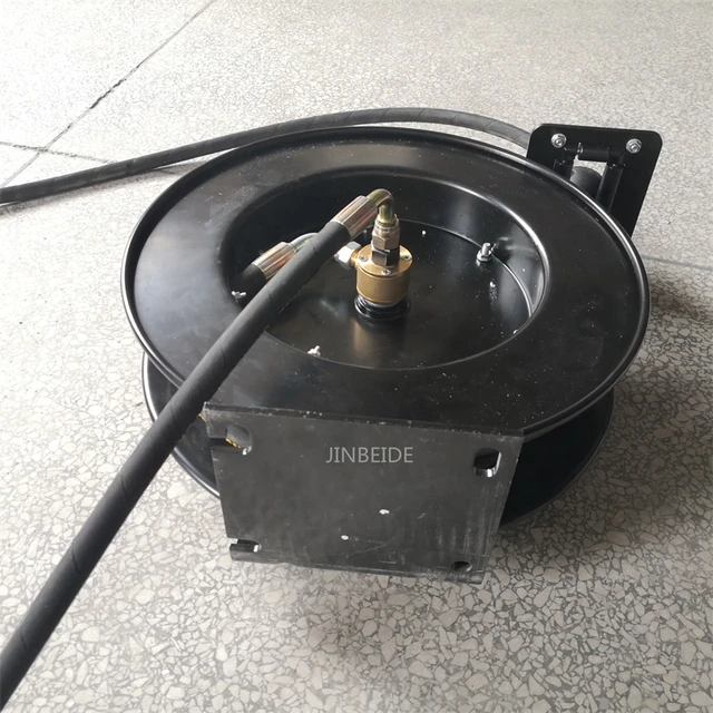 10 Meters Hydraulic Grease Hose Reel Retractable Auto Air Hose Reel Wall  Mounted High Pressure Oil Hose Reel - China Water Auto Reel and Air Hose  Reel price