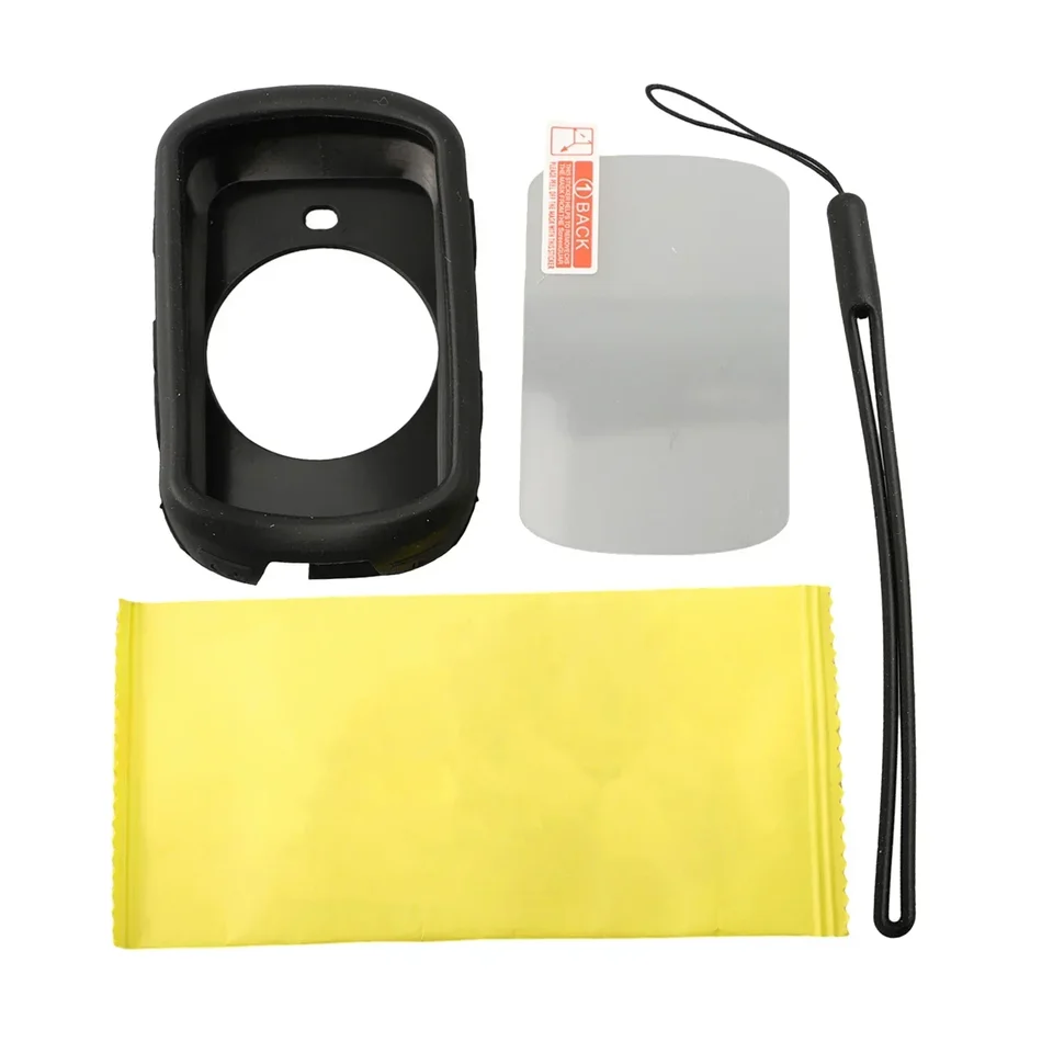 Kit Custodia In Silicone E Vetro Temperato Per Garmin Edge 530/830 – Colori Nero/rosso/arancione/azzurro
