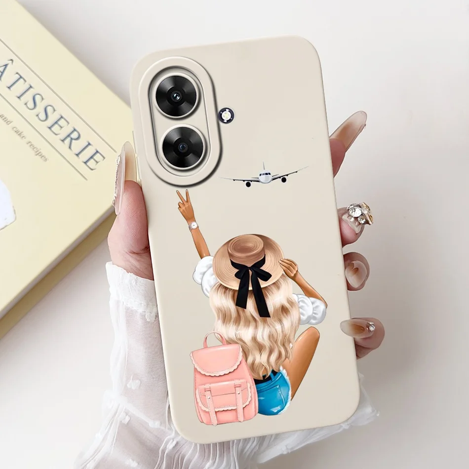 Fashion Moon Pattern Shockproof Silicone Phone Case - 2024 Edition