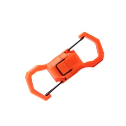 Adventure - Ready Keychain Clip with Quick Release & Multitool (Orange)