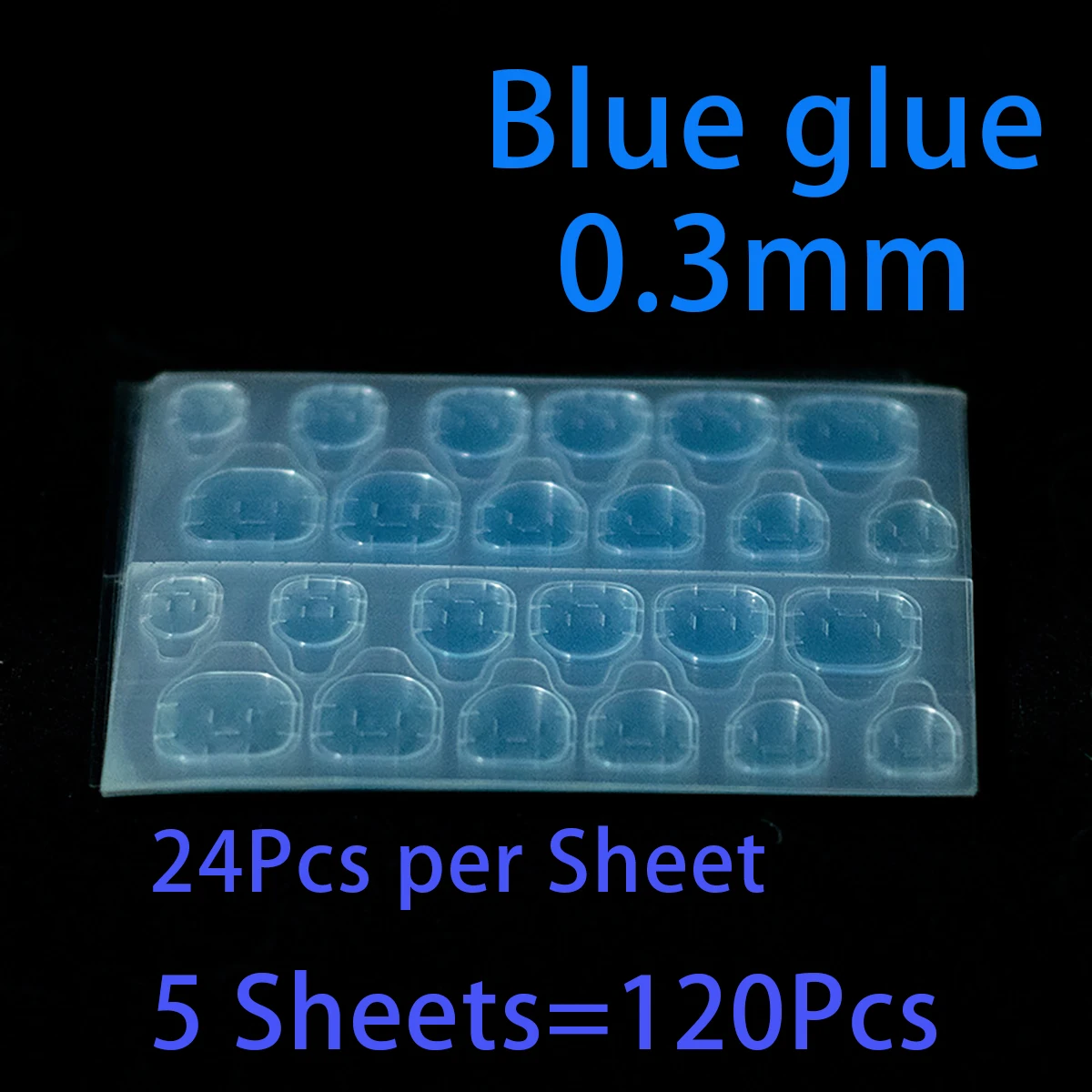 5 Sheets Blue