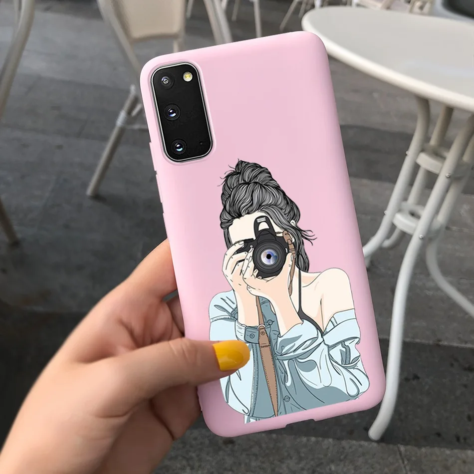 Fashion Girl Flower Candy Color Silicone Phone Case